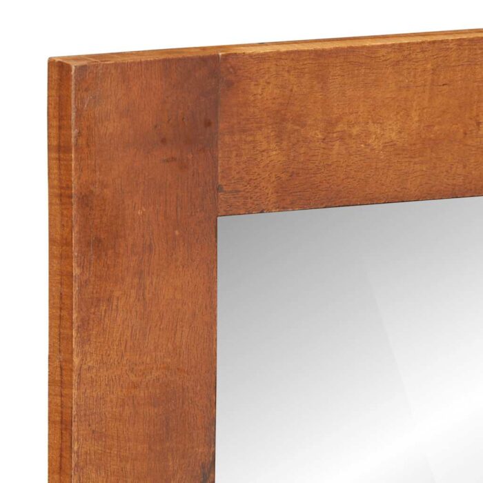 Miroir mural avec tiroirs 60x33x90 cm bois massif d'acacia – Image 5