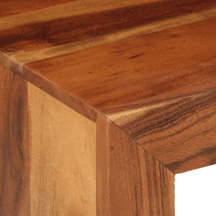 Table d'appoint 37x29x40 cm bois massif d'acacia – Image 4