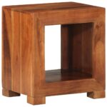 Table d'appoint 37x29x40 cm bois massif d'acacia – Image 8