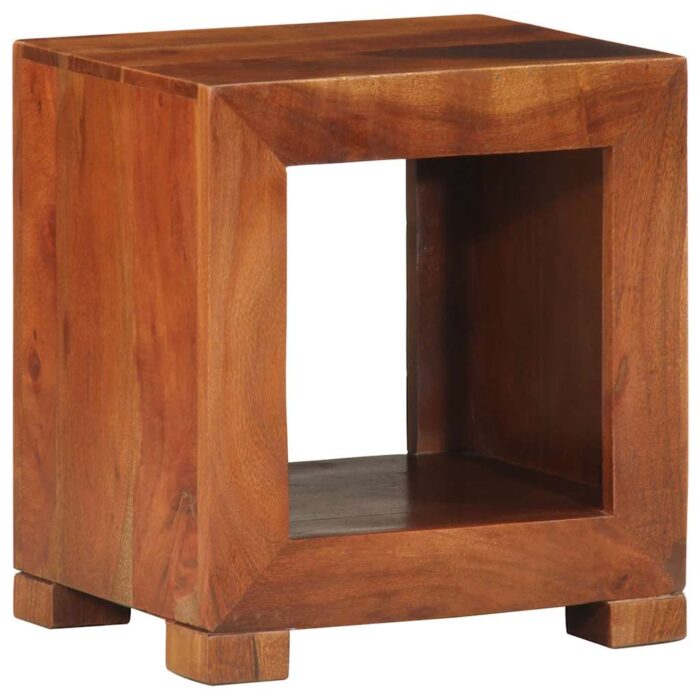Table d'appoint 37x29x40 cm bois massif d'acacia – Image 9