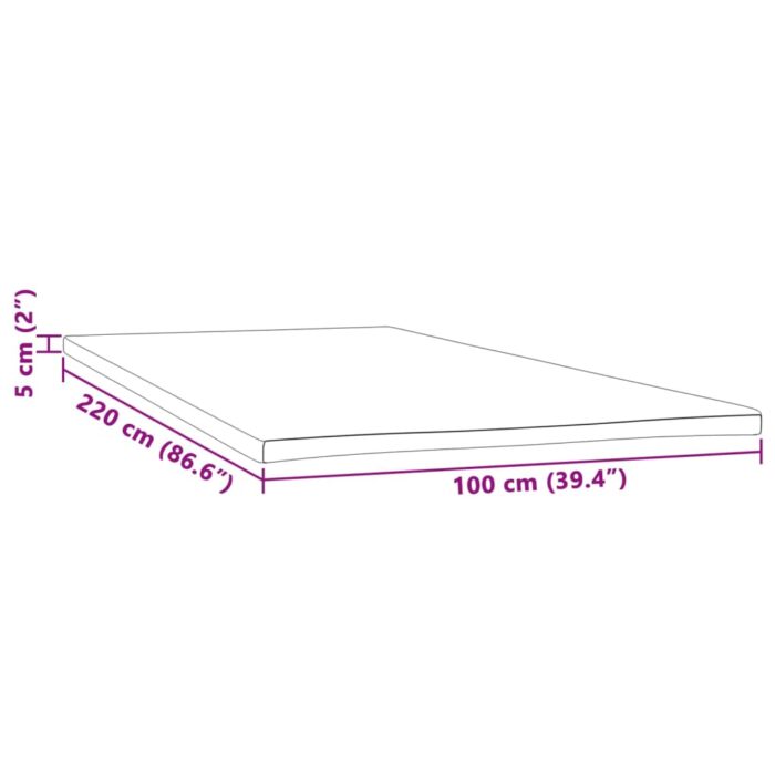 Sur-matelas 100x220x5 cm – Image 5