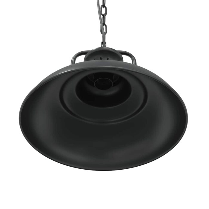 Lampe suspendue E27 noir Ø 31 cm fer – Image 7