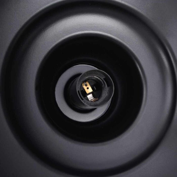 Lampe suspendue E27 noir Ø 31 cm fer – Image 8