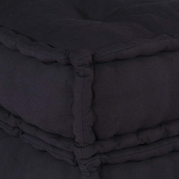 Pouf modulaire anthracite 70x70x54 tissu – Image 6