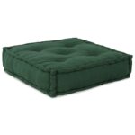 Pouf modulaire vert 70x70x36 tissu – Image 3