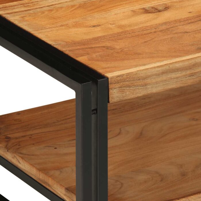 Table basse 70x50x38 cm bois massif acacia – Image 5