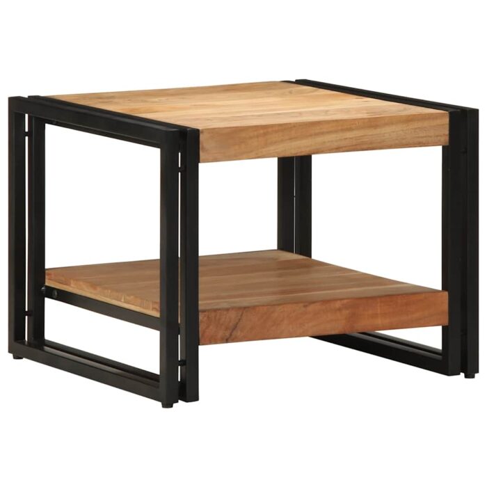 Table basse 50x50x38 cm bois massif acacia – Image 1