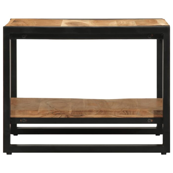Table basse 50x50x38 cm bois massif acacia – Image 4