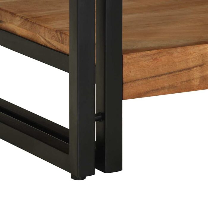 Table basse 50x50x38 cm bois massif acacia – Image 6
