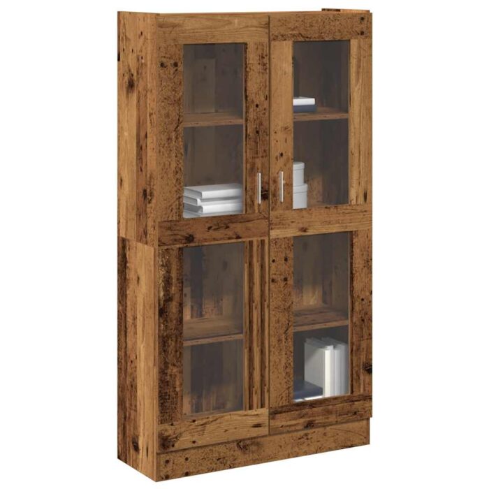 VXL8721158602244_m_en_hd_1.jpg Buffet haut vieux bois 82,5x30,5x150 cm bois d'ingénierie – Image 1