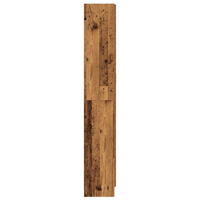 Buffet haut vieux bois 82,5x30,5x185 cm bois d'ingénierie – Image 3