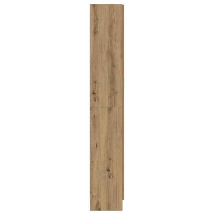 Buffet haut chêne artisanal 82,5x30,5x185 cm bois d'ingénierie – Image 3
