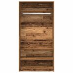 Garde-robe vieux bois 100x50x200 cm bois d'ingénierie – Image 2