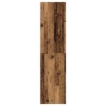 Garde-robe vieux bois 100x50x200 cm bois d'ingénierie – Image 3