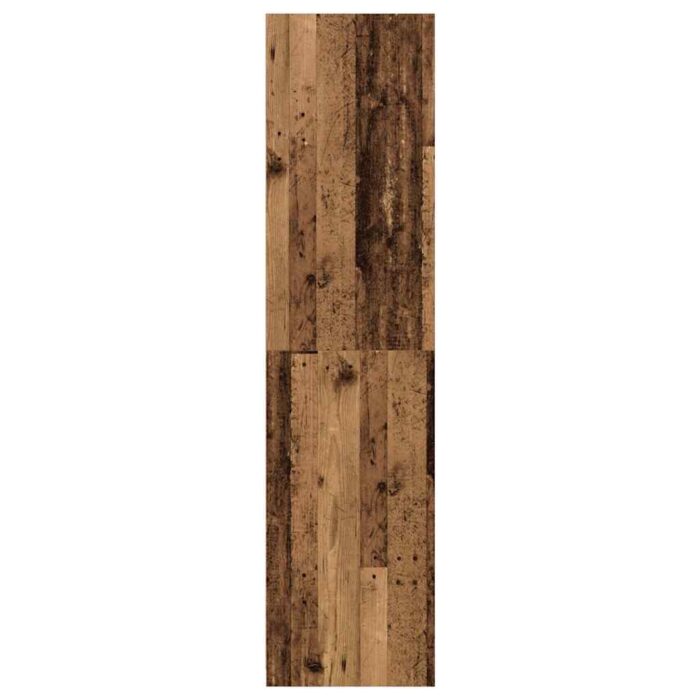 Garde-robe vieux bois 100x50x200 cm bois d'ingénierie – Image 3