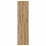 Garde-robe chêne artisanal 100x50x200 cm bois d'ingénierie – Image 3