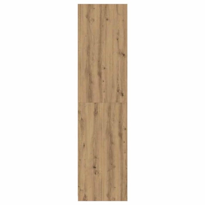Garde-robe chêne artisanal 100x50x200 cm bois d'ingénierie – Image 3