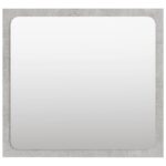 Ensemble de meubles de salle de bain 3 pcs gris béton – Image 3