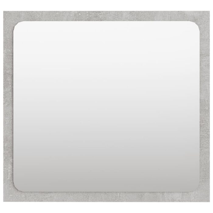 Ensemble de meubles de salle de bain 3 pcs gris béton – Image 3