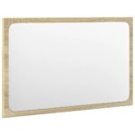 Ensemble de meubles de salle de bain 3 pcs chêne sonoma – Image 2