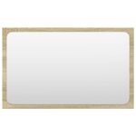 Ensemble de meubles de salle de bain 3 pcs chêne sonoma – Image 3