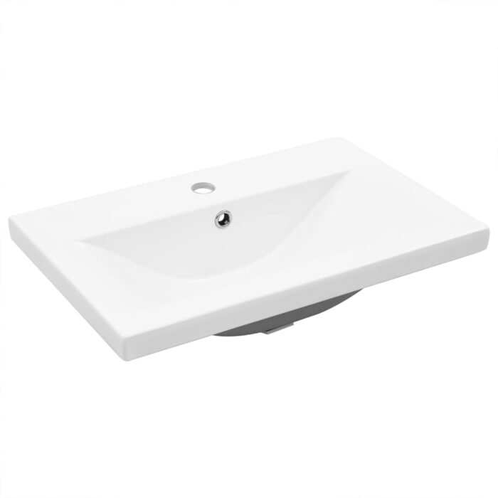 Ensemble de meubles de salle de bain 2 pcs chêne sonoma – Image 5