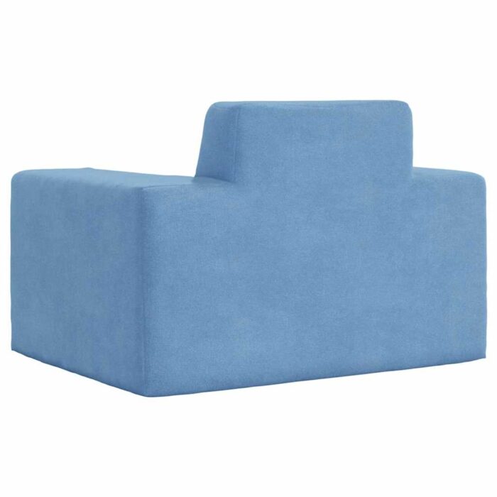 Canapé pour enfants Bleu Peluche douce – Image 4