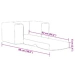 Canapé-lit pour enfants Rose Peluche douce – Image 9