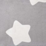 Canapé pour enfants Gris clair avec étoiles Peluche douce – Image 5