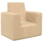 Canapé pour enfants Crème Peluche douce