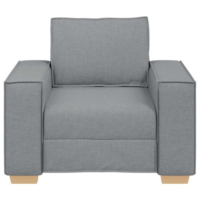 Canapé Fauteuil Gris Clair 60 cm Tissu – Image 2