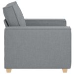 Canapé Fauteuil Gris Clair 60 cm Tissu – Image 3