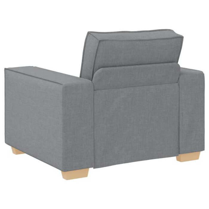 Canapé Fauteuil Gris Clair 60 cm Tissu – Image 4
