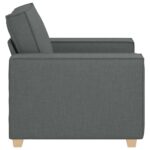Canapé Fauteuil Gris Foncé 60 cm Tissu – Image 3