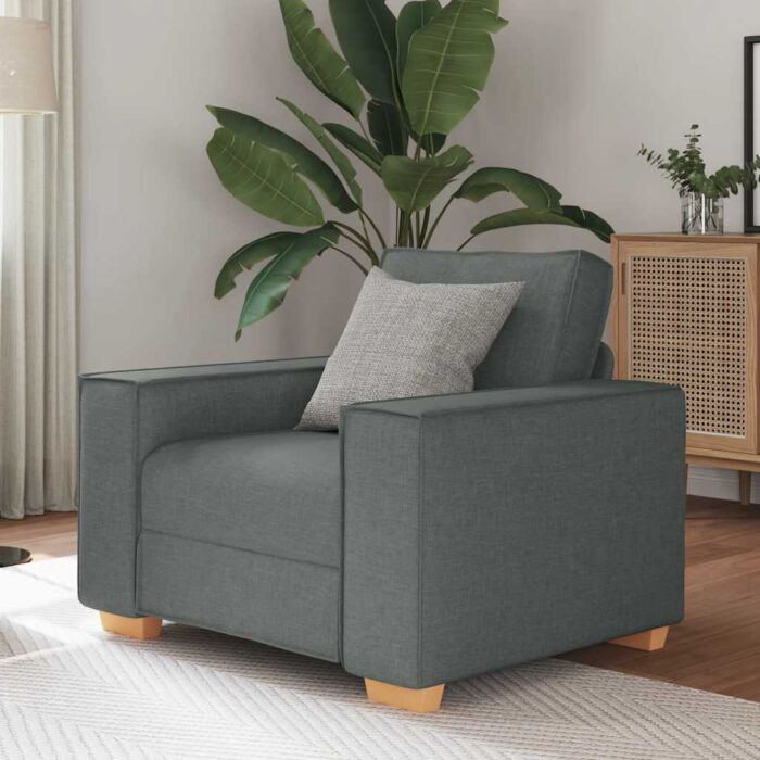 Canapé Fauteuil Gris Foncé 60 cm Tissu – Image 1