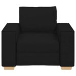 Canapé Fauteuil Noir 60 cm Tissu – Image 2