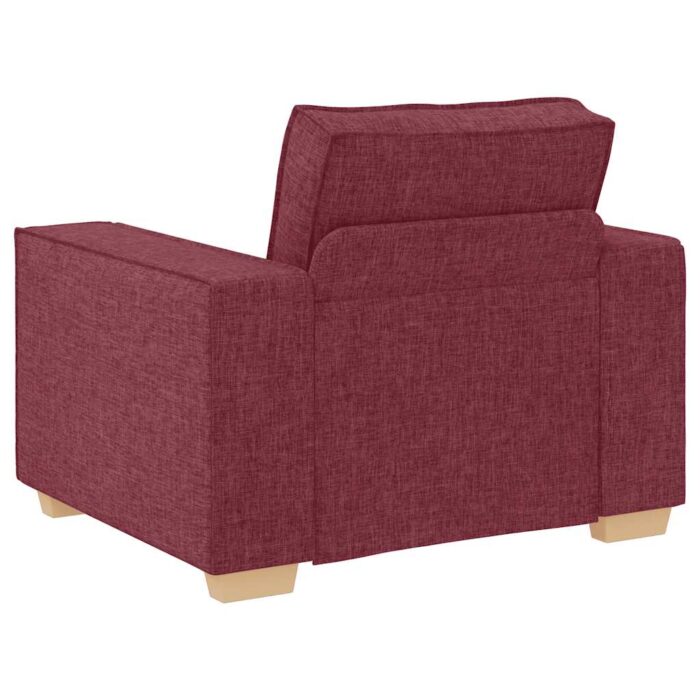 Canapé Fauteuil Rouge Vin 60 cm Tissu – Image 4