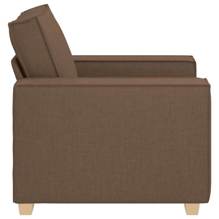 Canapé Fauteuil Marron 60 cm Tissu – Image 3