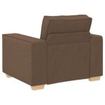 Canapé Fauteuil Marron 60 cm Tissu – Image 4