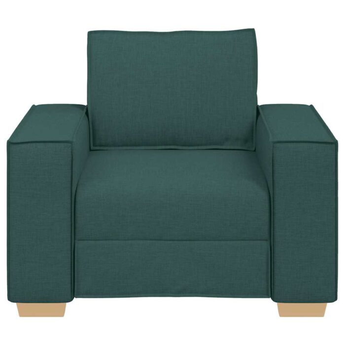 Canapé Fauteuil Vert Foncé 60 cm Tissu – Image 2