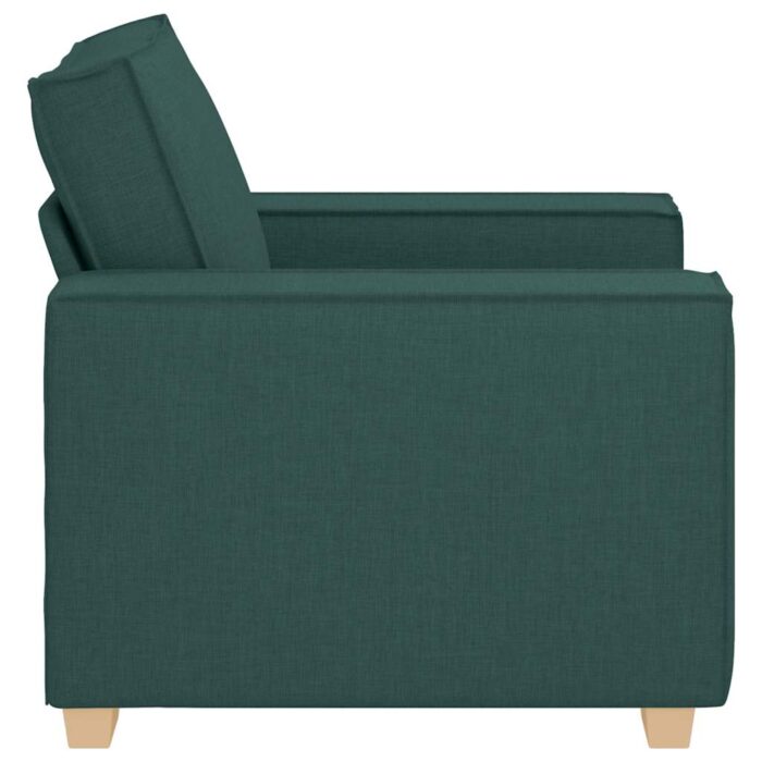 Canapé Fauteuil Vert Foncé 60 cm Tissu – Image 3