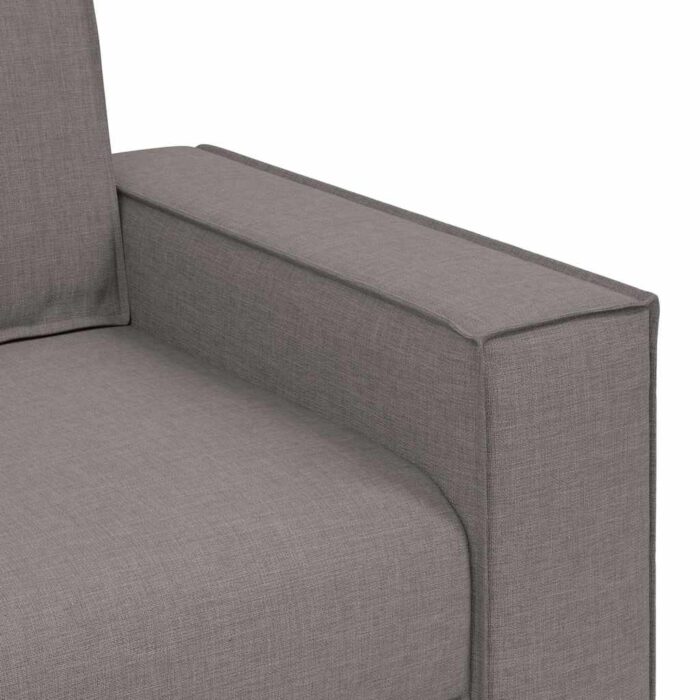 Canapé-chaise Taupe 60 cm Tissu – Image 5