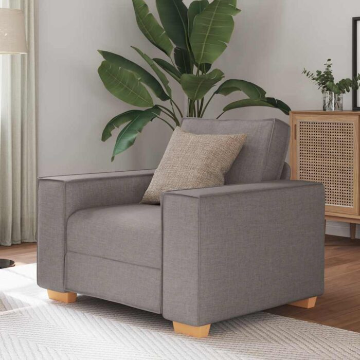 VXL8721158688750_m_en_hd_1.jpg Canapé-chaise Taupe 60 cm Tissu – Image 1