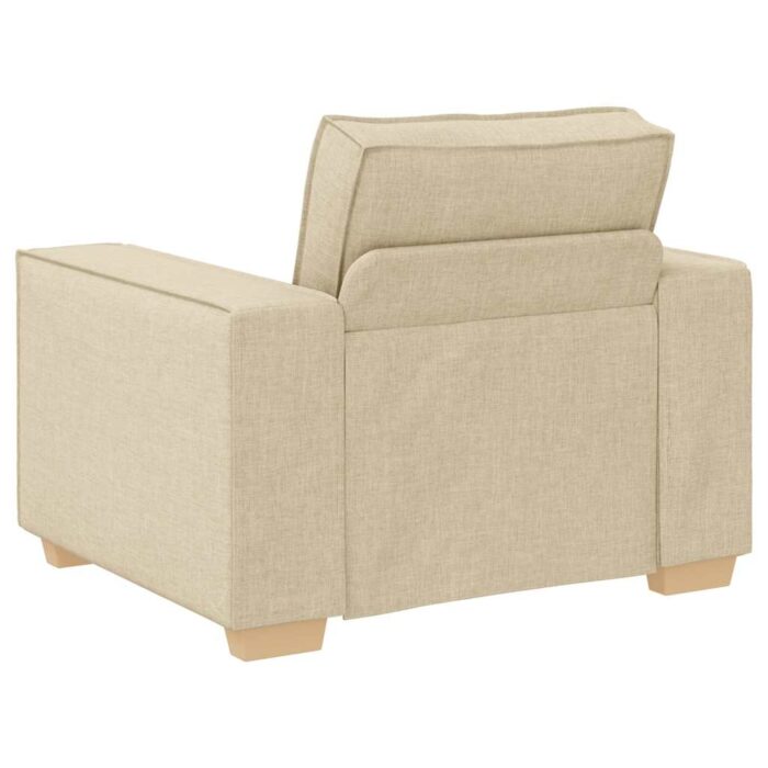 Canapé-chaise Crème 60 cm Tissu – Image 4