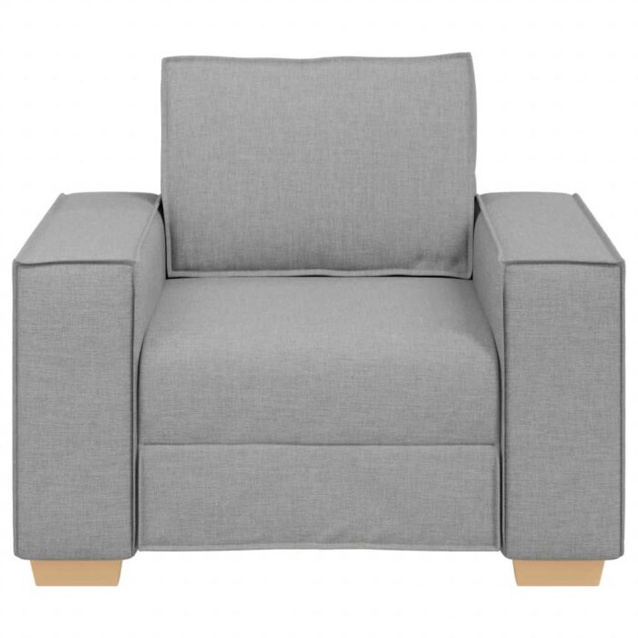 Canapé Fauteuil Gris Nuage 60 cm Tissu – Image 2