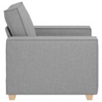 Canapé Fauteuil Gris Nuage 60 cm Tissu – Image 3