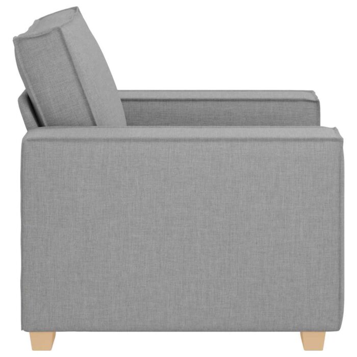 Canapé Fauteuil Gris Nuage 60 cm Tissu – Image 3
