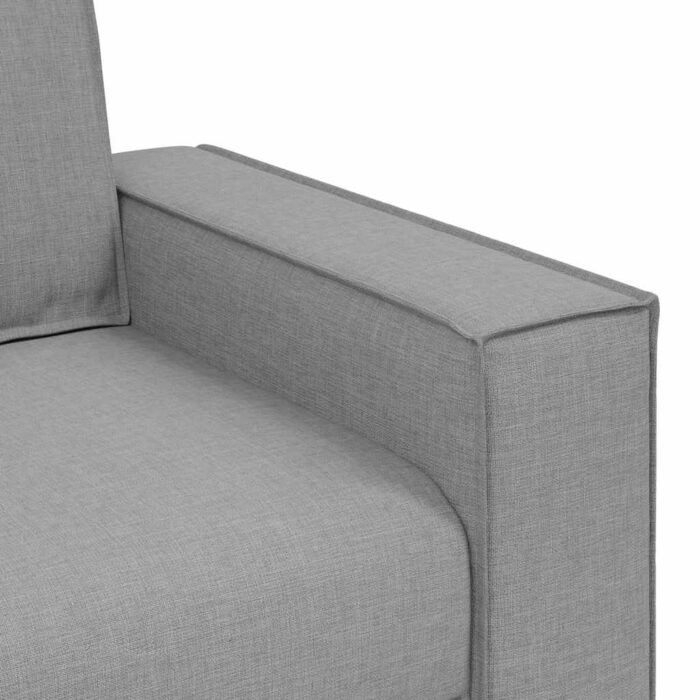 Canapé Fauteuil Gris Nuage 60 cm Tissu – Image 5
