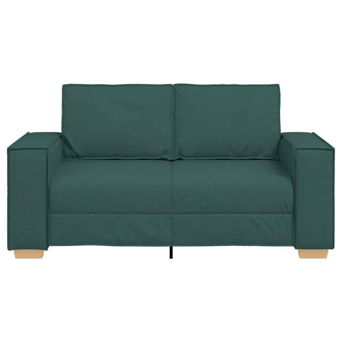 Canapé 2 places Vert foncé 120 cm Tissu – Image 2