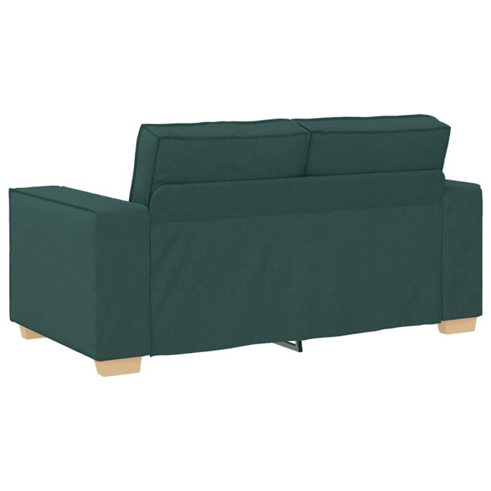 Canapé 2 places Vert foncé 120 cm Tissu – Image 4